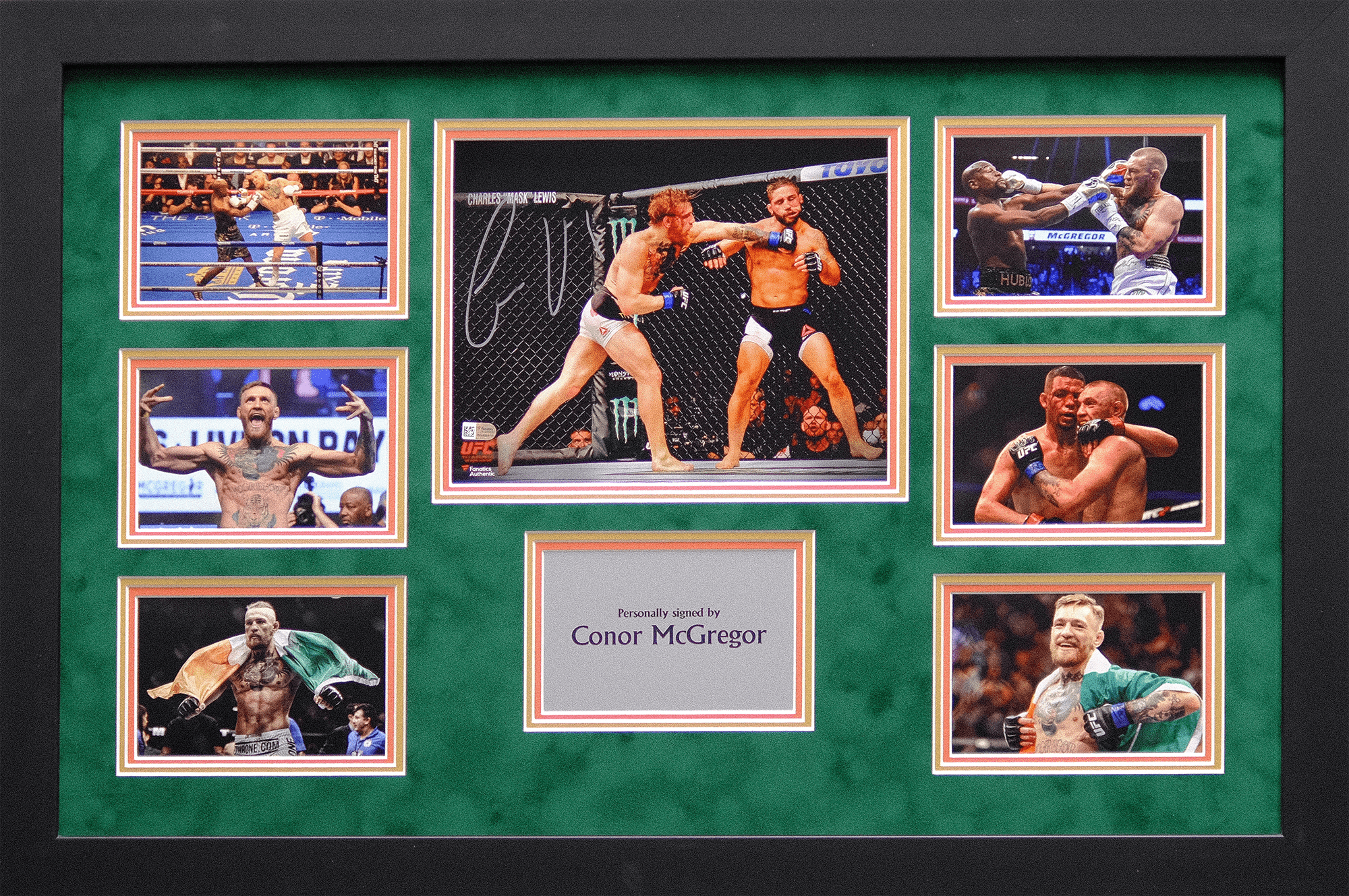 Conor McGreggor Signed 12x8 Photograph Framed Display - Memorabilia Framers Shop
